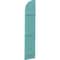 Ekena Millwork Americraft 3-Board (3 Batten) Wood Joined Board-n-Batten Shutters w/ Arch Top, ARW401BQ311X77PTH, PR ARW401BQ311X77PTH - alternate 3